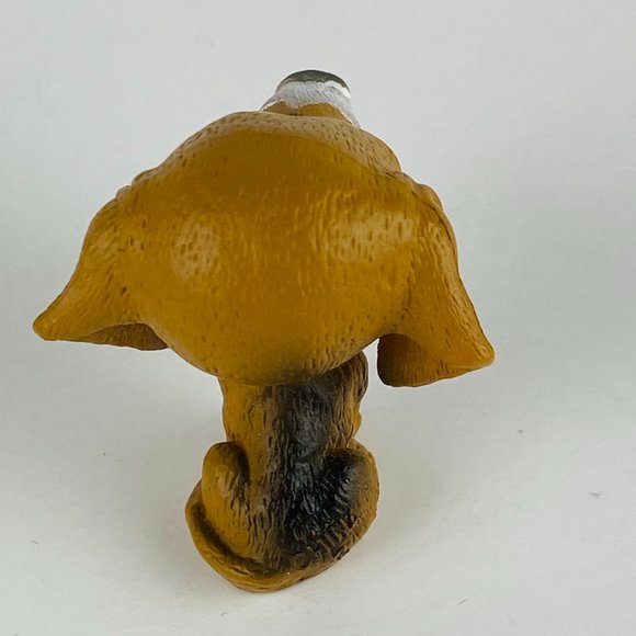 Miniature Puppy Dog Beagle Toy Figure Exaggerated Head Tiny Body Pretend Play - Picture 4 of 6